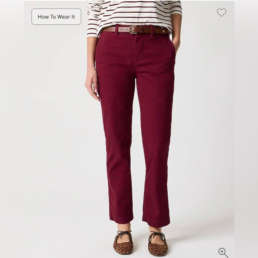 J. Crew High-Rise Girlfriend chinos